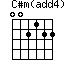 C#m(add4)