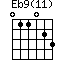 Eb9(11)