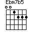 Ebm7(b5)