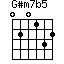 G#m7(b5)