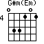G#m(Em)