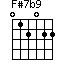 F#7(b9)