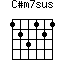 C#m7sus