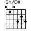 Gm/C#