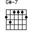 G#-7