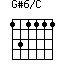 G#6/C