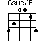 Gsus/B