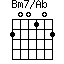 Bm7/Ab