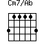Cm7/Ab