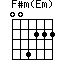 F#m(Em)