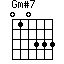 Gm(#7)