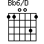 Bb6/D
