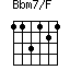 Bbm7/F
