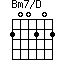 Bm7/D
