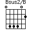 Bsus2/B