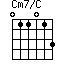 Cm7/C