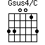 Gsus4/C