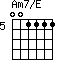 Am7/E=001111_5