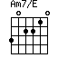 Am7/E=302210_1