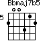 Bbmaj7b5=200312_5