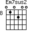 Em7sus2=010200_8