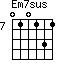 Em7sus=010131_7