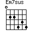 Em7sus=022434_1