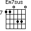 Em7sus=110330_7