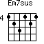 Em7sus=123121_4