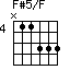 F#5/F=N11333_4