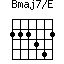 Bmaj7/E=222342_1