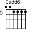Cadd6=001111_5