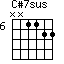 C#7sus=NN1122_6