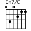 Dm7/C=N30211_1