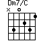 Dm7/C=N30231_1
