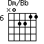 Dm/Bb=N02211_6