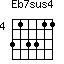 Eb7sus4=313311_4