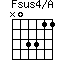 Fsus4/A=N03311_1