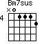 Bm7sus=N01112_4