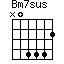 Bm7sus=N04442_1