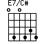 E7/C#=040434_1