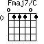 Fmaj7/C=011101_0