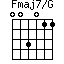 Fmaj7/G=003011_1