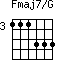 Fmaj7/G=111333_3