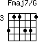 Fmaj7/G=311331_3