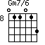 Gm7/6=011013_8