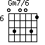 Gm7/6=030031_6