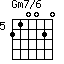 Gm7/6=210020_5