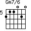 Gm7/6=211020_5