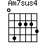 Am7sus4=042223_1